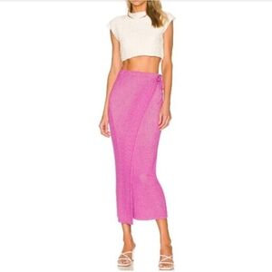 Free People Lilac Midi Skirt